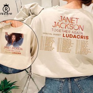 Janet Jackson Together Again Tour 2023 Shirt, Together Again Tour 2023 Tshirt, Music Tour 2023 Tshirt, Tour 2023 Shirt, Gift For Fan