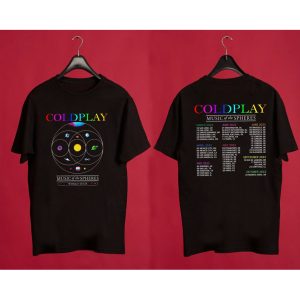 Coldplay World Tour 2023 Shirt, Coldplay Europe Tour Shirt, Coldplay Tour Shirt, Coldplay Fan Shirt, Coldplay Lover Tee, Coldplay Tour Tee