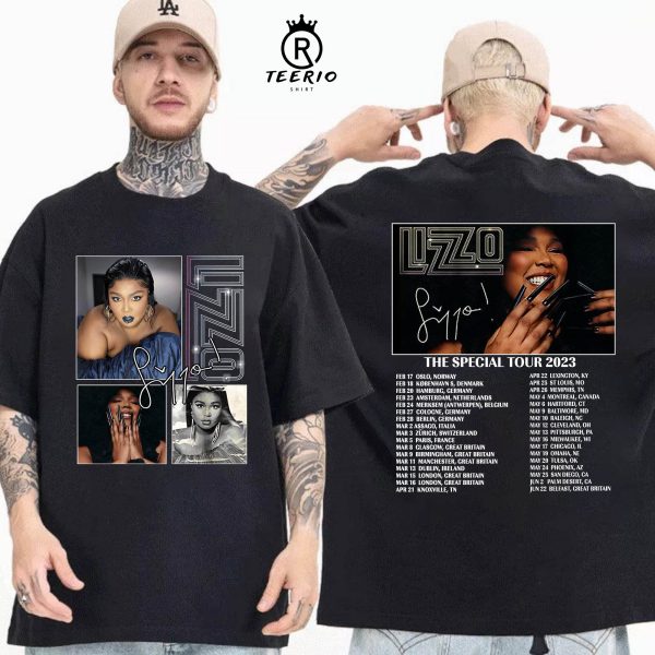 Lizzo Special World Tour 2023 Concert Shirt, Lizzo Tour 2023 Sweatshirt, US Tour 2023 Shirt, Lizzo Tour Sweatshirt, 2023 Music Tour Shirt