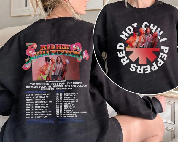 Red Hot Chili Peppers World Tour 2023 Shirt, Red Hot Chili Peppers Tour 2023,Red Hot Chili Peppers Fan Tee, Red Hot Chili Peppers 2023 Merch