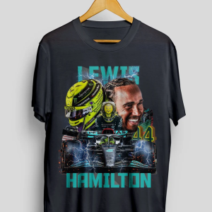 Lewis Hamilton Vintage Washed Shirt, Formula Racing F1 Homage Graphic Unisex T-shirt, Driver Racing Championship Tee Fans Gift