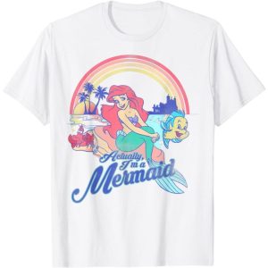 Vintage The Little Mermaid Shirts, Mermaid Birthday Tee, Ariel Womens tee, Disney Princess Shirt, Disney tee