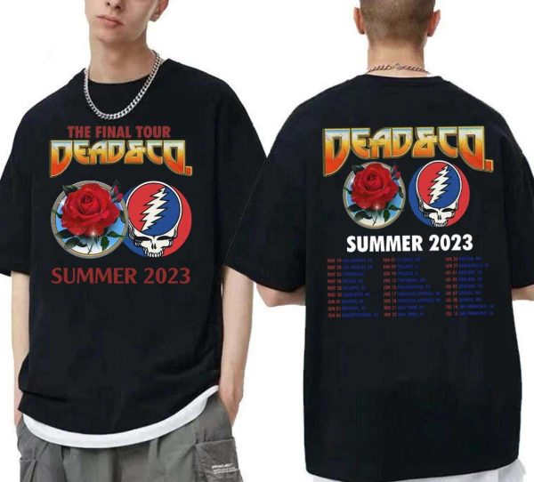 Dead and Company The Final Summer Tour T-Shirt, Dead Co The Final Tour 2023 T-Shirt, Dead and Company Fan Lovers Shirt, Tour 2023 T-Shirt