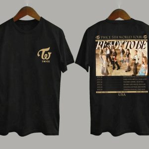 Twice 5th World Tour Shirt, Twice World Tour 2023 Sweatshirt, Ready To Be Twice Tour Shirt, Twice World Tour Shirt, Music Tour 2023 Shirt