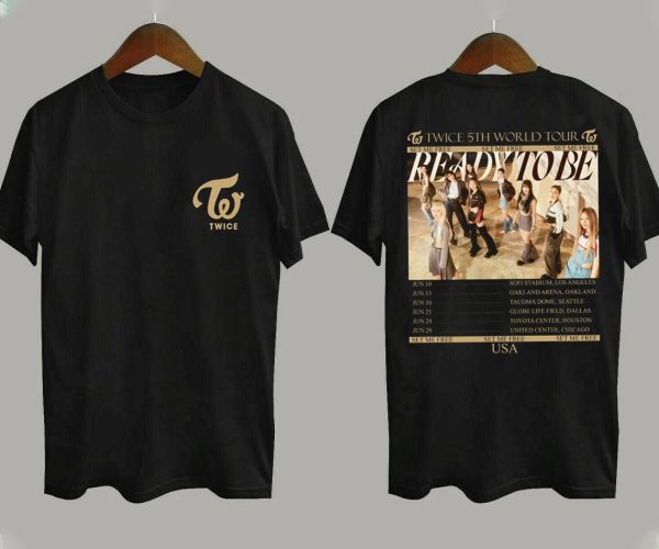 Twice 5th World Tour Shirt, Twice World Tour 2023 Sweatshirt, Ready To Be Twice Tour Shirt, Twice World Tour Shirt, Music Tour 2023 Shirt