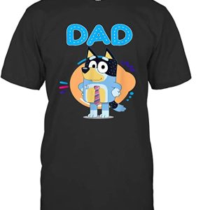 Bluey Dad T Shirt Bluey and Bandit T-shirt Bluey Birthday Shirt Gift Father’s Day Shirt Bluey Family Shirt Bluey Dad Shirt Gift For Dad