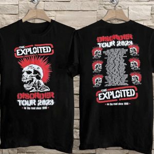 The Exploited Disorder Tour 2023 T-Shirt, The Exploited Band T-Shirt, 2023 The Exploited Shirt, 2023 Rock Tour Shirt, Music Concert Shirt