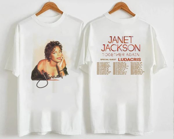 Janet Jackson Together Again Tour 2023 Shirt, Together Again Tour 2023 Tshirt, Music Tour 2023 Tshirt, Tour 2023 Shirt, Gift For Fan.