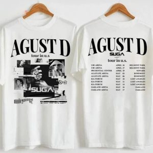 Agust D World Tour Shirt, Agust D Tee, Min Yoongi Shirt, SUGA D Day Album Shirt, Agust D D Day Tour T-shirt, Suga On Tour 2023 Shirt