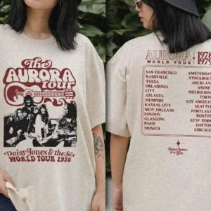 Retro the Aurora Tour 1978-79 Shirt, Aurora World Tour 2023, Aurora Album Merch, Concert Shirt, Daisy Jones & the Six Shirt