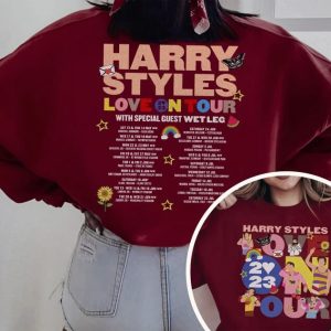 Harry Love On Tour 2023 Tshirt, Harry’s House Merch, Love On Tour 2023 Shirt, Harry Concert Sweatshirt, Gifts For Fan, Unisex Styles, Hoodie