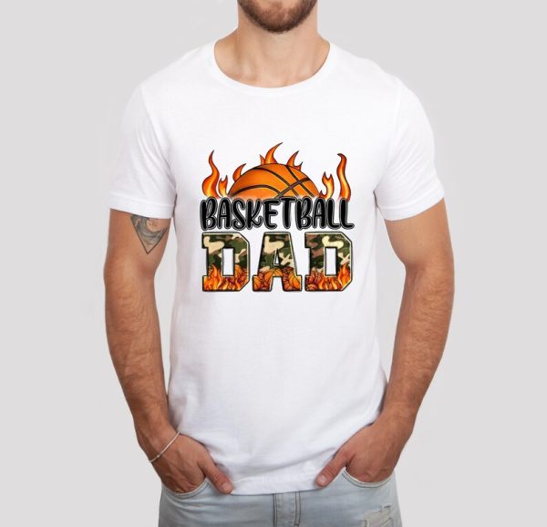 Basketball Dad Shirt, Basketball Game Day Tshirt, Basketball Lover Dad, Sports Dad Shirt, Fathers Day Gift, Dad Basketball Tee, Gift for Dad