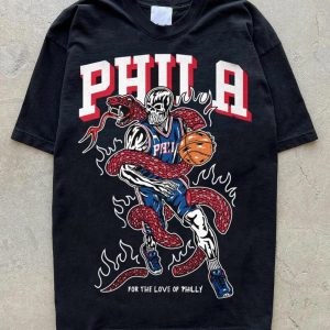 Warren Lotas ” For the love of philly ” Philadelphia 76ers T-shirt | NBA 7ers shirt, Basketball Shirt, Youth , Joel Embiid shirt