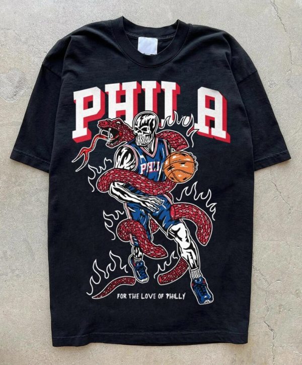 Warren Lotas ” For the love of philly ” Philadelphia 76ers T-shirt | NBA 7ers shirt, Basketball Shirt, Youth , Joel Embiid shirt