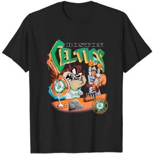 Vintage Boston%Celtics Taz Looney Tunes Shirt