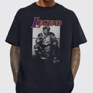 Legends Never Die Kobe Bryant Graphic Print Tee, Lakers Kobe Bryant Tee, Basketball, Classic 90s Graphic Tee, Unisex, Vintage Bootleg, Retro