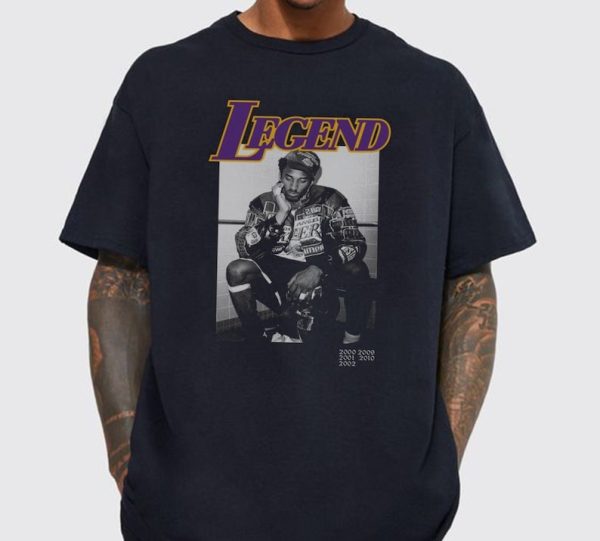 Legends Never Die Kobe Bryant Graphic Print Tee, Lakers Kobe Bryant Tee, Basketball, Classic 90s Graphic Tee, Unisex, Vintage Bootleg, Retro