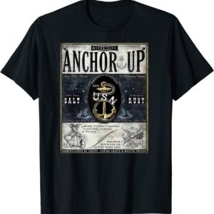 Navy Chief Petty Officer Heritage Anchor Up CPO Pride T-Shirt