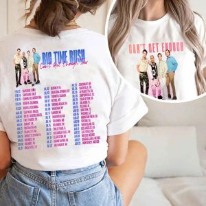 Big Time Rush Can’t Get Enough Tour Shirt, Pop Music 2023 Tour Unisex T-shirt Short Sleeve