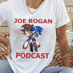 Joe Rogan Podcast Shirt, Podcast Sonic Shirt, Podcast Sonic Kiss Shadow TShirt, Sonic Shirt