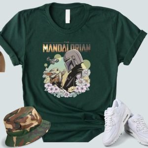 Star Wars Mandalorian And Baby Yoda Shirt, Star Wars Grogu T-shirt, Disney Star Wars Cruise Shirts, Disneyland Magic Kingdom Shirts