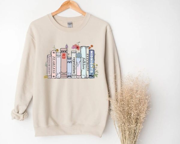 Albums As Books Sweatshirt, Midnights Swift Shirt