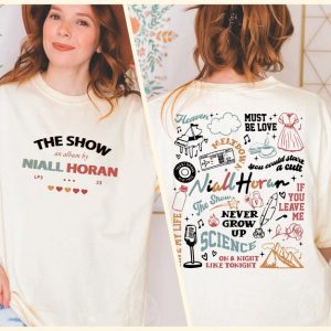 Niall Horan 2 Side Tshirt, The Show Album Track List 2 Sides Sweatshirt, Niall Horan The Show 2023 Shirt, Niall Horan Music Tour Shirt