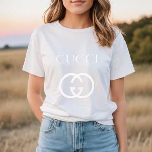 Vintage Cucci Logo Shirt, GG Retro Style TShirt, Luxury Shirt, Designer Tee, Paris Fashion Shirt, Mother’s Day Shirt