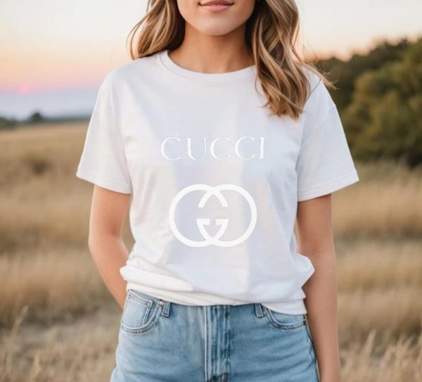 Vintage Cucci Logo Shirt, GG Retro Style TShirt, Luxury Shirt, Designer Tee, Paris Fashion Shirt, Mother’s Day Shirt