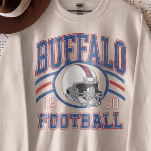 Buffalo Football Sweatshirt | Vintage Style Buffalo Football Crewneck | Football Sweatshirt | Buffalo Sweatshirt