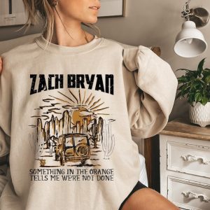 Zach Bryan Something In The Orange Sweatshirt, Vintage Zach Bryan Fan Gift, Country Music Shirt, American Heartbreak Sweatshirt and Shirt