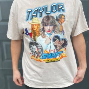 Swiftie TEXAS The Eras Tour Concert Shirt, Retro Taylor Homage Merch T-Shirt