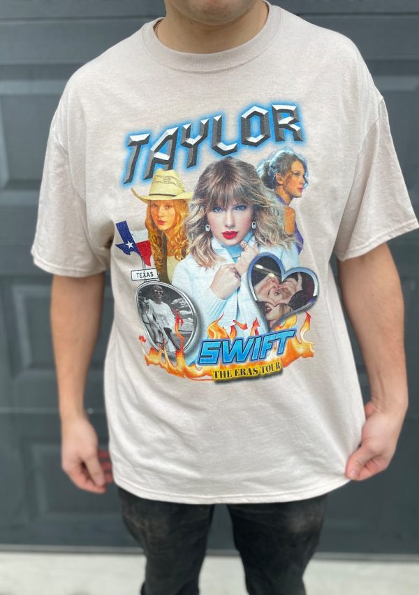 Swiftie TEXAS The Eras Tour Concert Shirt, Retro Taylor Homage Merch T-Shirt