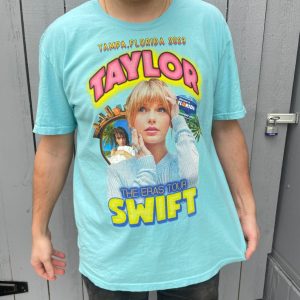 Taylor The Eras Tour Tampa Florida Concert Merch Retro Swiftie T-Shirt