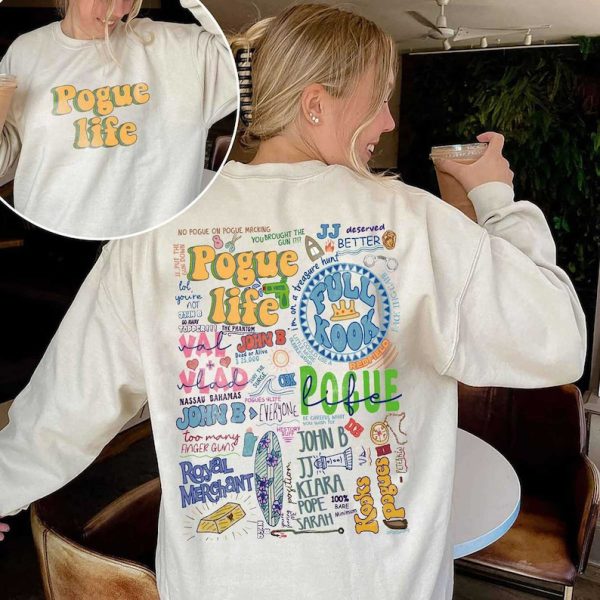 Vintage Outer Banks 2 Sided Sweatshirt Hoodie, Outer Banks Shirt, Pogue Life Shirt, Obx Sweatshirt, North Caroline, Paradise On Earth Shirt