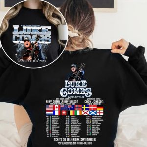 uke Comb World Tour 2023 T-Shirt, Luke Combs Bullhead Sweatshirt, Country Music Shirt, Luke Combs Tee, Music Concert Tee, Combs Tour Shirt