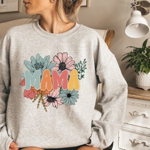 Floral Mama Sweatshirt, Mother’s Day Sweatshirt, Daisy Sweatshirt, Motherhood Sweatshirt, Best Mom Sweatshirt