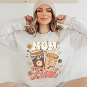 Mama Sweatshirt, Mom Fuel Sweatshirt, Mom Coffee Sweatshirt, Coffee Mama Sweatshirt, Coffee Sweatshirt Women