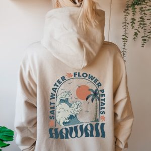 Surf Hoodie, Coconut Girl Aesthetic, Hawaii Sweatshirt, Ocean Beach Hoodie, Siesta Beach Sweatshirt, Summer Holiday Sweatshirt