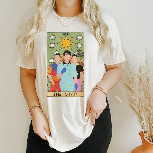 Retro The Star Jonas Brothers Shirt, Joe Jonas mix tarot card tshirt, Five Albums One Night Shirt, Jonas Retro 90’s tee, Jonas tour 2023