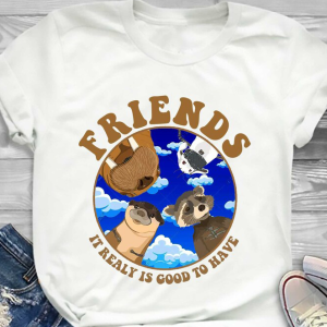 Lylla Rocket Floor Teefs Shirt, It Really Is Good To Have Friends, Guardians of The Galaxy Vol.3 Shirt, Rocket and Friends Shirt