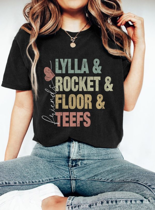 Lylla Rocket Floor Teefs Shirt, Guardians of the Galaxy 3 Shirt, Marvel Movie 2023, Rocket The Racoon Tee