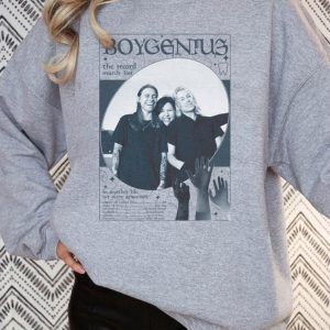 Boygenius The Record Merch Sweatshirt Hoodie Indie Rock Music Tour 2023,The Record Boygenius hoodie, Boygenius ReSET Tour 2023 hoodie