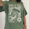 Vintage punisher Phoebe Bridgers Shirt, Phoebe Bridgers Tour 2023 Vintage Dragon Merch Unisex Tee, tshirt Hoodie Fan Gifts