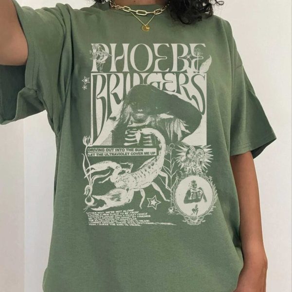 Comfort Colors® Phoebe Bridgers Punisher Merch I Know The End Lyric Tee, Vintage Retro Reunion Tour Indie Rock Aesthetic Band tee