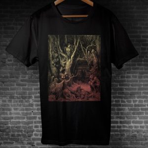 Witch Wood | Occult Shirt | Witchy Line Art | Grunge | Witchy T Shirt | Goth Shirt | Spiritual Shirt | Black Metal T Shirt | Dark Art Tee