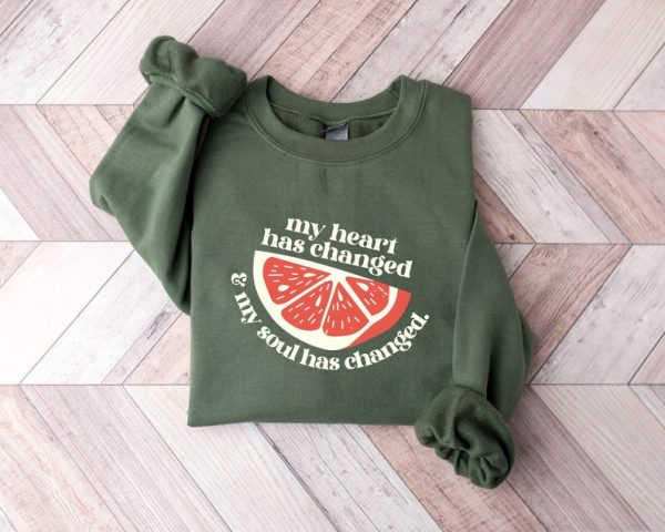 Orange Juice Shirt, Retro Comfort Orange Juice Sweatshirt, Trendy Aesthetic Shirt, 90s Tshirt, Gift for Her, Preppy Clothes, Womens Crewneck