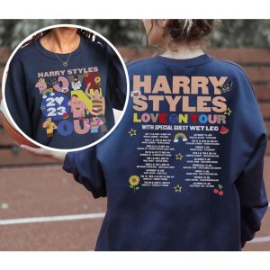 Love On Tour 2023 Shirt, Harry Love On Tour 2023 Tshirt, Harry Concert Sweatshirt, Hoodie, Harry’s House Merch, Gifts For Fan, Unisex Styles