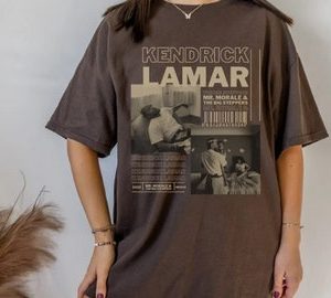 Kendrick Lamar Vintage 90s Inspired T-Shirt | Kendrick Lamar Merch | Oversize Brown Tee