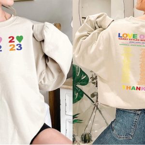 Love On Tour 2 Sided Shirt, Harry Styles Tour Shirt, World Tour 2023 Clothing, Harry Styles Concert Tee, Aesthetic Harry Tour Gift